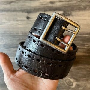Vintage leather belt